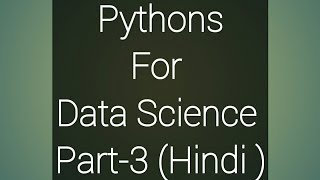 Python for Data Science - Course for Beginners (Learn Python, Pandas, NumPy, Matplotlib)