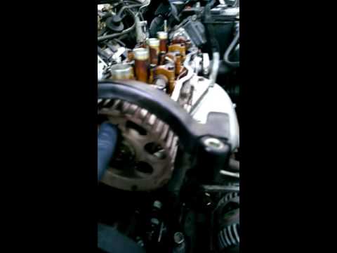 Repair of the timing belt 1990 Geo Prizm 1.6L Toyota engine 4AFE part 1 of 2