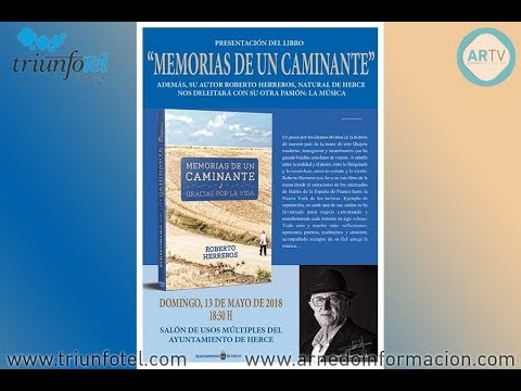 Presentación en Herce del libro “Memorias de un caminante”