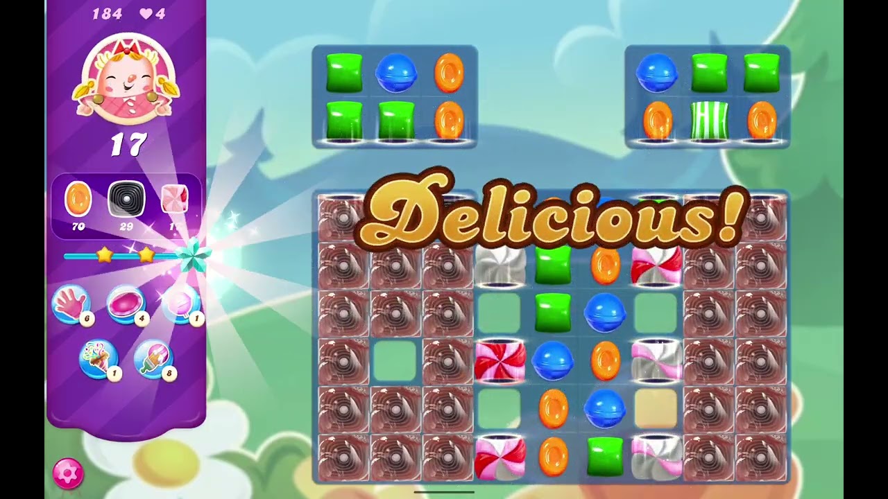 Candy Crush Saga Levels 181 To 186