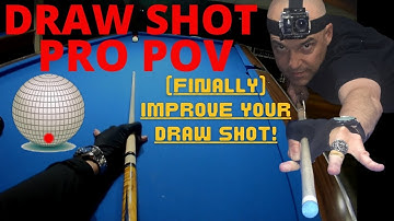 Pool Lesson [Essential]: Draw Shot Pro POV Improve Your Back Spin Cue Ball Control