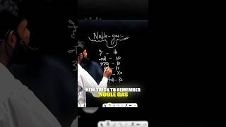Sirf Ek Trick Aur Noble Gases Hamesha Yaad 😱 #pw #vidyapeeth #shorts