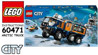 How to build LEGO City 60471 - Arctic Explorer Science Lab Truck (Step-by-Step Tutorial)