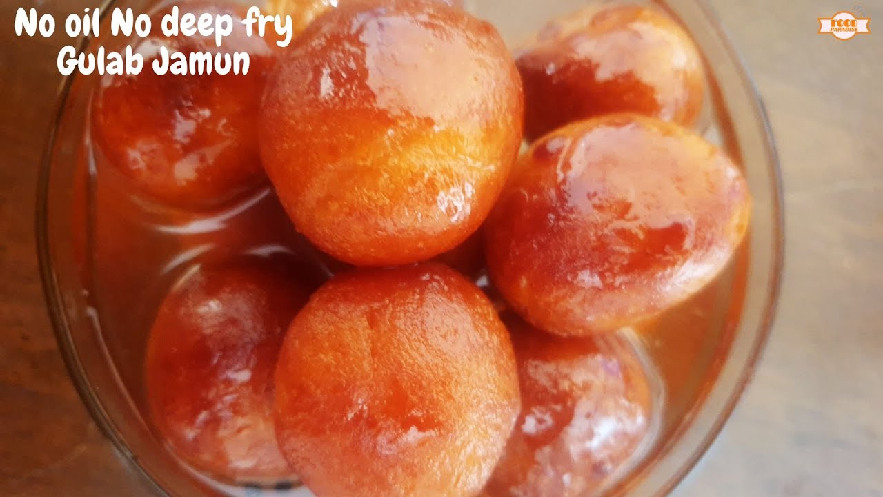 Zero oil Gulab Jamun recipe in tamilBaked Gulab jamunAir fryer recipe
