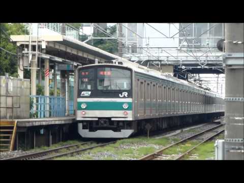 【205系】川越線 日進①  到着-発車