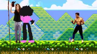 mugen kung fun man & shaky jake vs boomy & black glass