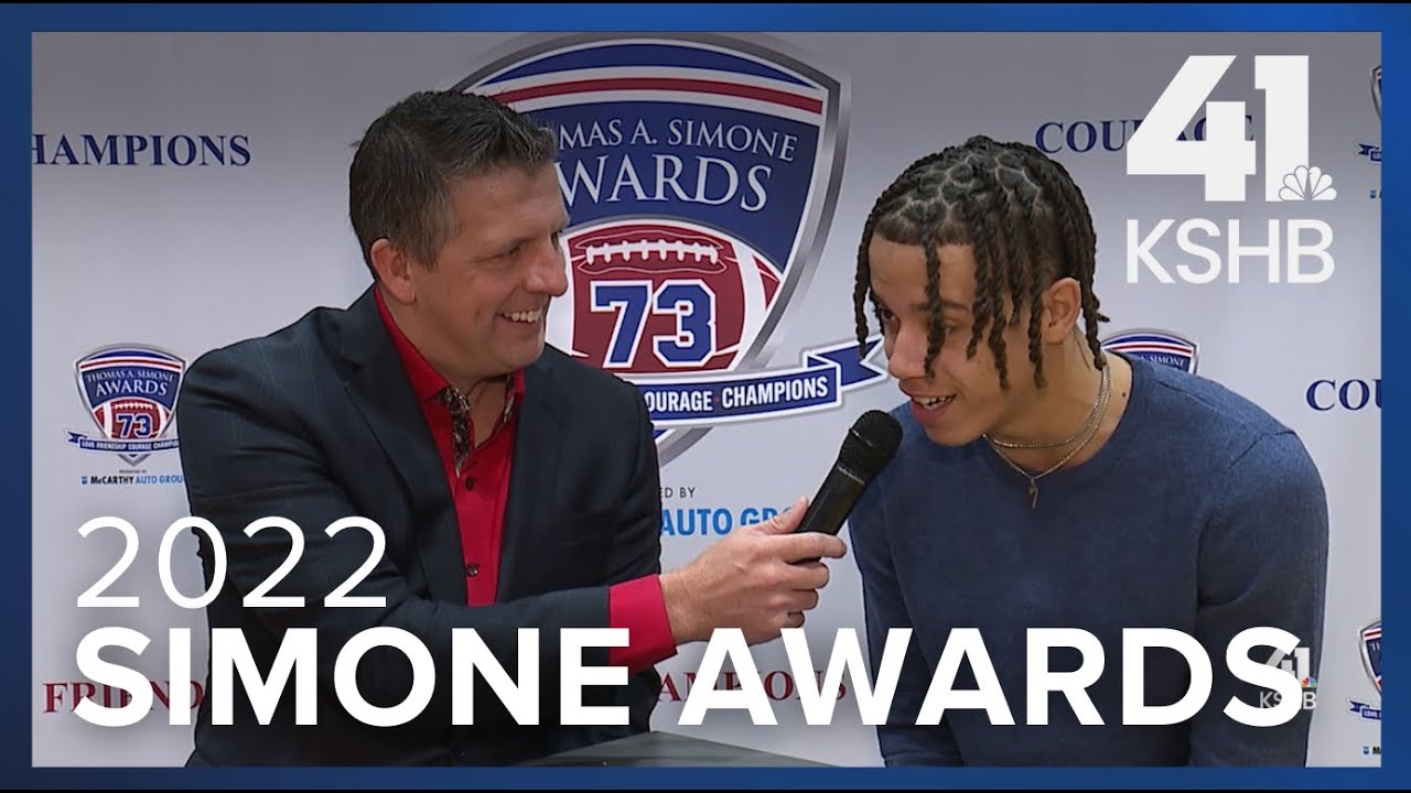 Best high school football player in 2022: Simone Awards - YouTube