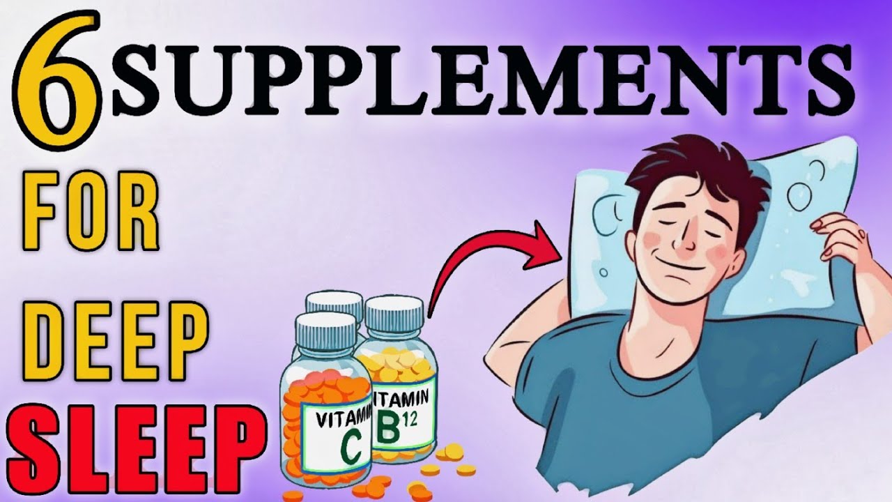 6 SUPPLEMENTS YOU ARE MISSING for RESTFUL SLEEP ! DON'T SKIP ⚠️