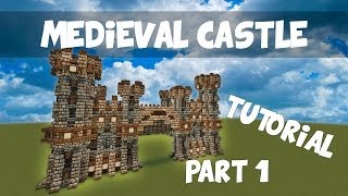 Minecraft Medieval Castle Tutorial Part 1 Gatehouse Profile