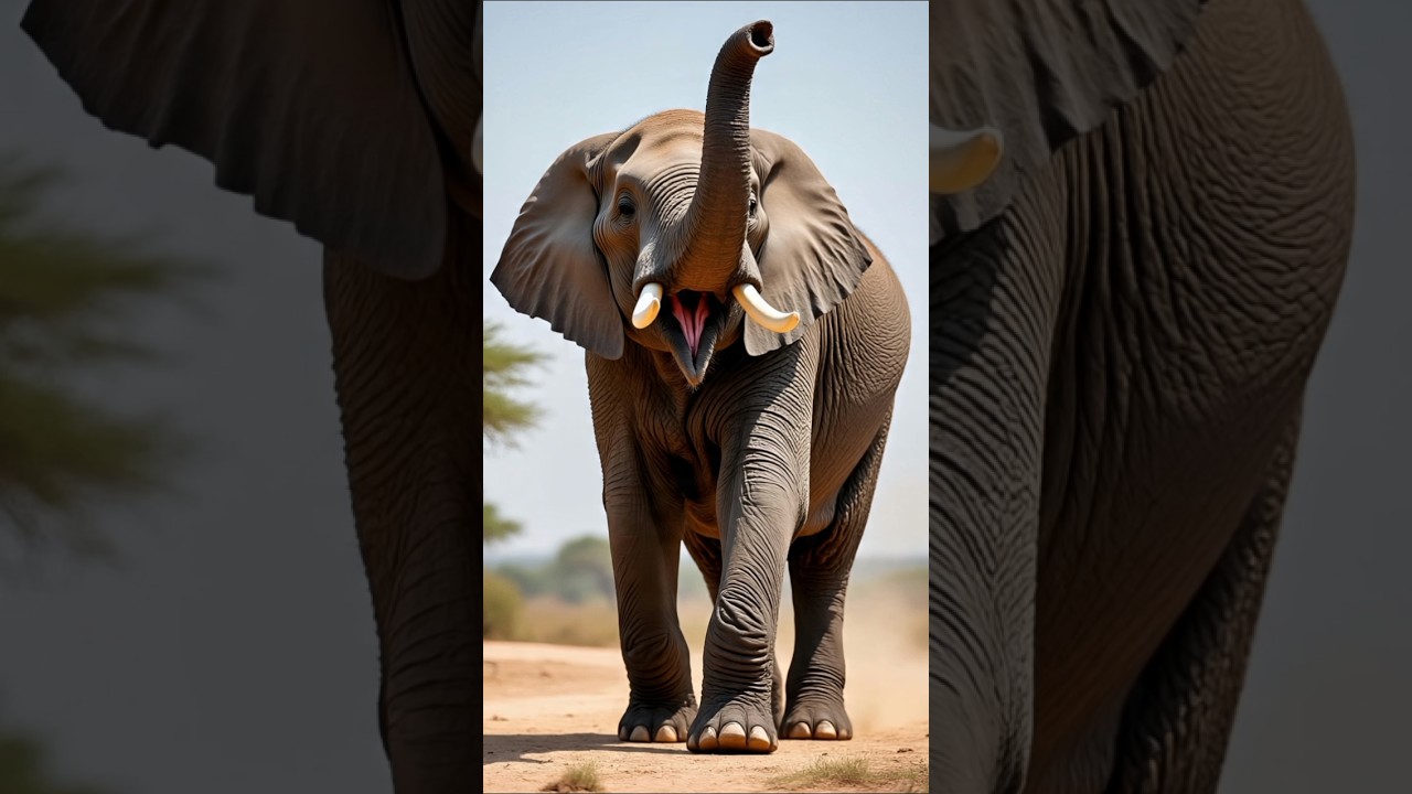 🐘 Elephant Sounds Videos 🔊 | Real Elephant Sound for Babies | Elephant Sound 🎤