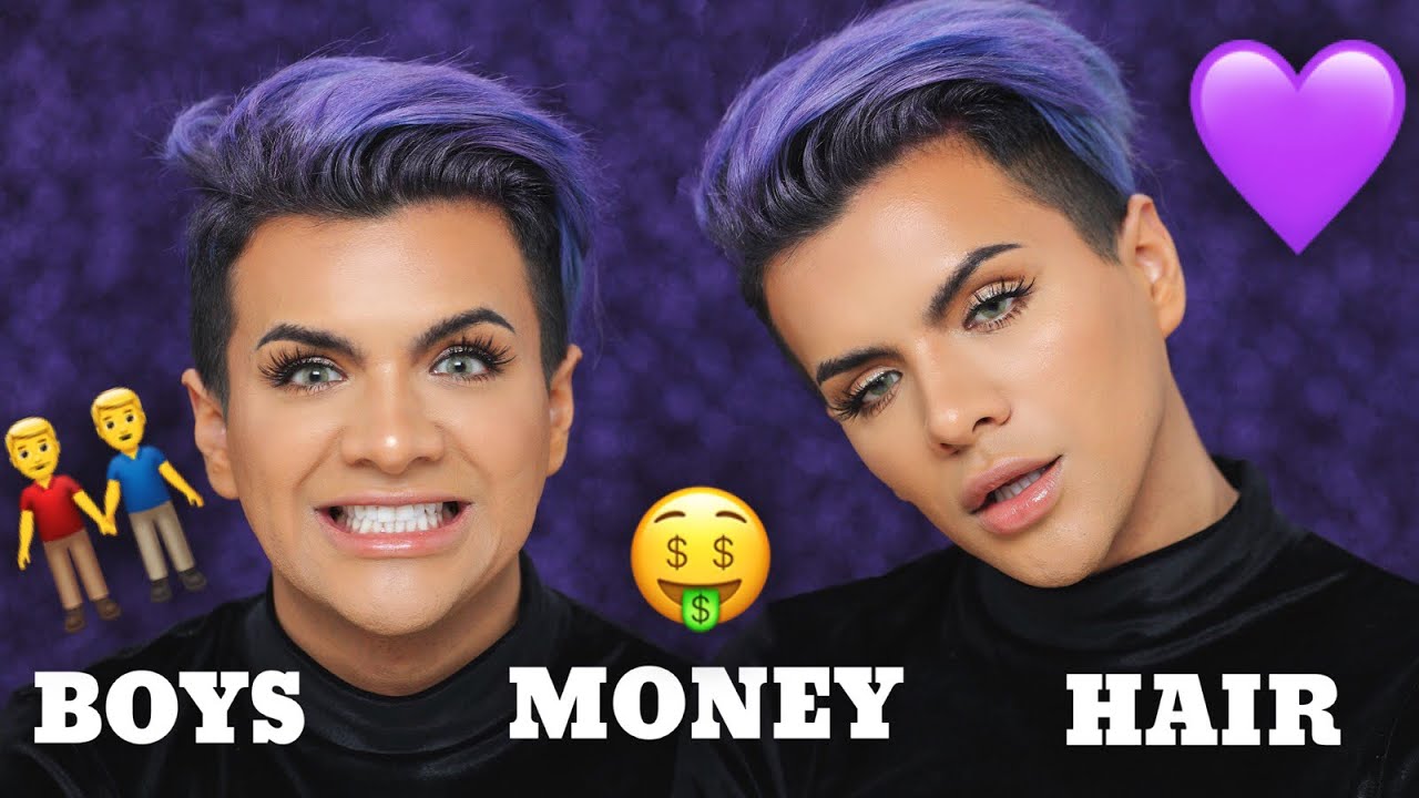 Chit Chat Grwm Boys Money Purple Hair Gabriel Zamora Youtube