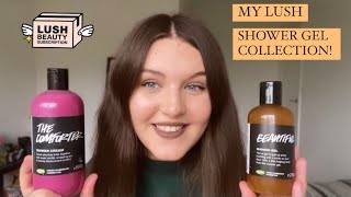 MY ENTIRE LUSH SHOWER GEL COLLECTION | I HAVE A PROBLEM • Beth Thomas