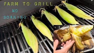 Grilled Corn On The Cob No Presoaking Super Easy