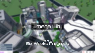 Omega City - Part 2 | Welcome to Bloxburg | Build Progress Tour