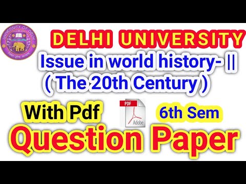 20th century world history research paper topics