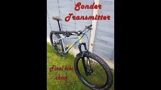 Final bike check: SONDER TRANSMITTER