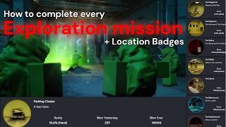 How to Complete Every Exploration Job & Badge | Backrooms: Desolation