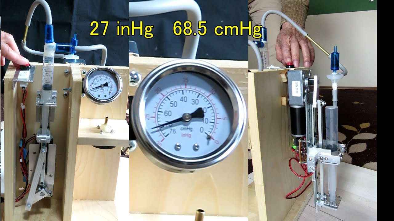 DIY真空ポンプセット 自作高真空ポンプ Homemade high vacuum pump - YouTube