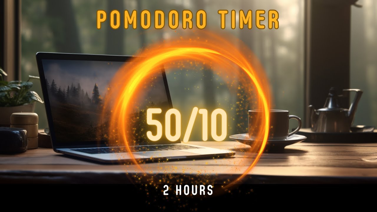 50/10 Pomodoro Timer 2 Hours Timer Lofi Music Animated Study Room 50 ...
