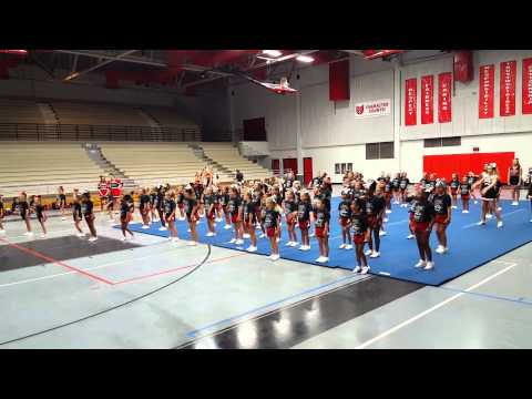 Union  cheer camp practice