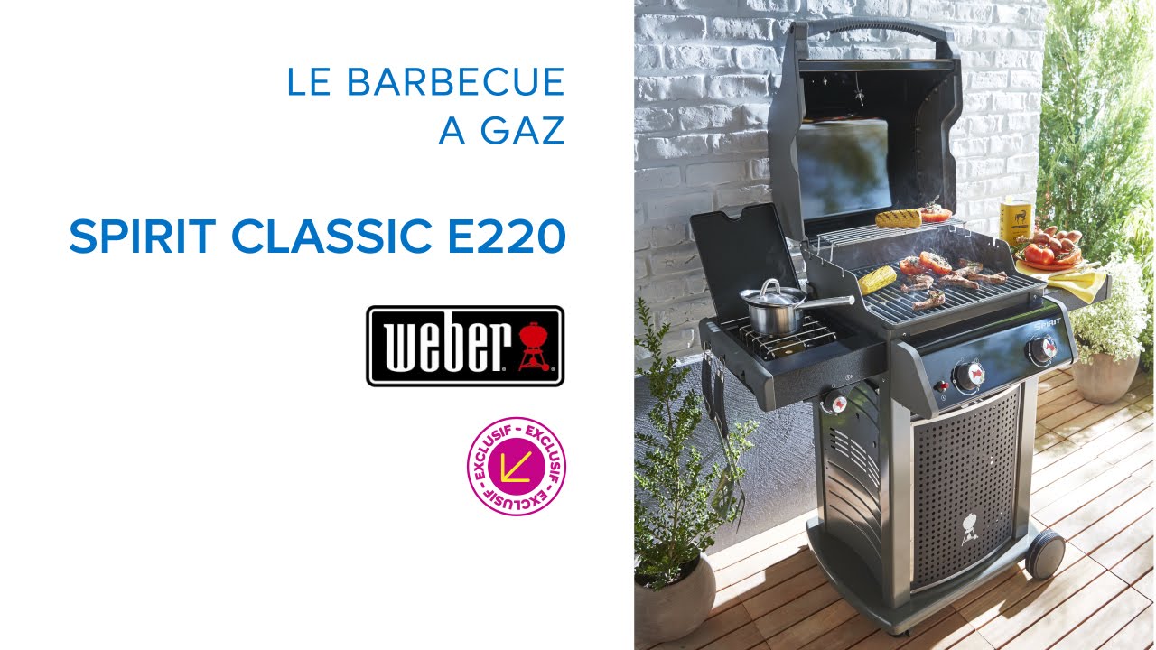 Barbecue A Gaz Spirit Classic E 220 Weber 681350 Castorama Youtube