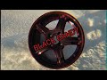 BLACK CANDY / покраска без использования биндера / красим  диски в чёрный леденец минуя многослойку.