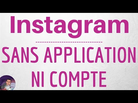 Instagram SANS COMPTE, comment CONSULTER du contenu INSTAGRAM sans avoir l'application & un compte
