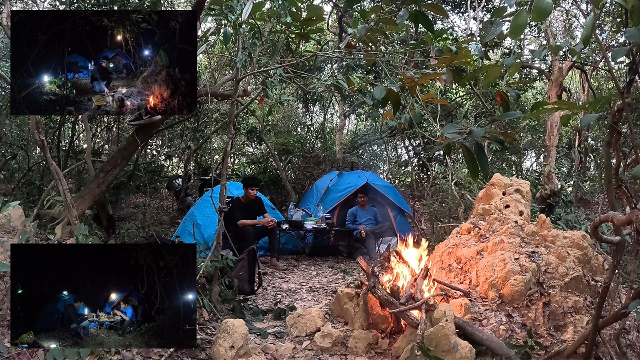 Wild Camping & Fishing Challenge with My Brother