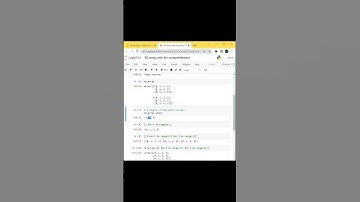 Python 3D Array with List Comprehension #shorts