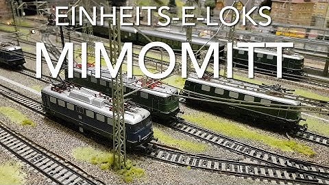 Märklin Modelleisenbahn Anlage, Einheits-E-Loks: Arbeitspferde der DB, 110, 114, 139, 140, 141, 150