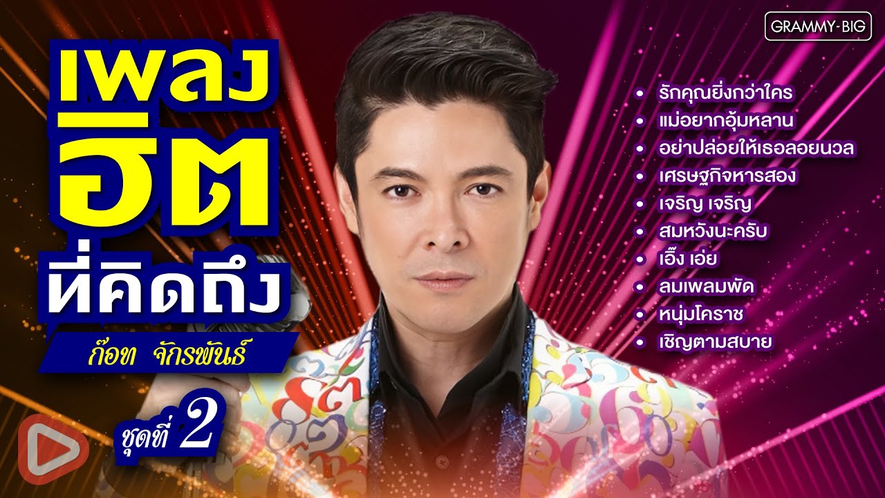 รวมเพลงฮิตที่คิดถึง ก๊อท จักรพันธ์ ชุดที่ 2 l รักคุณยิ่งกว่าใคร, สมหวังนะครับ, เอิ๊ง เอ่ย [Longplay]