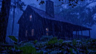 Barulho de Chuva para Dormir Profundamente e Relaxar  Som de Chuva e Trovões no telhado à Noite #94