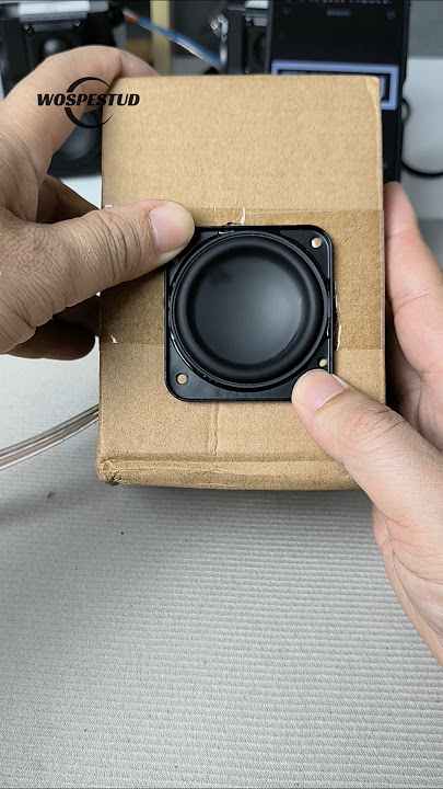 DIY paper box speaker, JBL 2' midbass