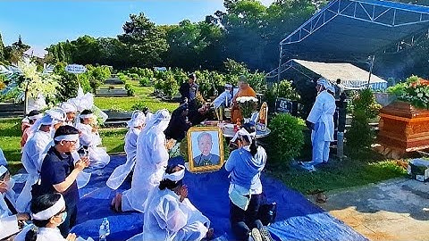 Xót xa đám tang cụ bà tai nghĩa trang hoa viên BD.