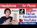 Headphone for Tiktokers, Facebookers and Youtubers | Deep Bass | Stereo Sound | Low Price