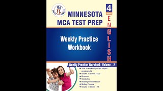 Minnesota MCA – 4th Grade ELA Test Prep Workbook Volume 2 | Book Preview Video
