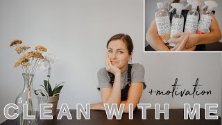 MINIMALIST | Small House Clean With Me + Non Toxic Products