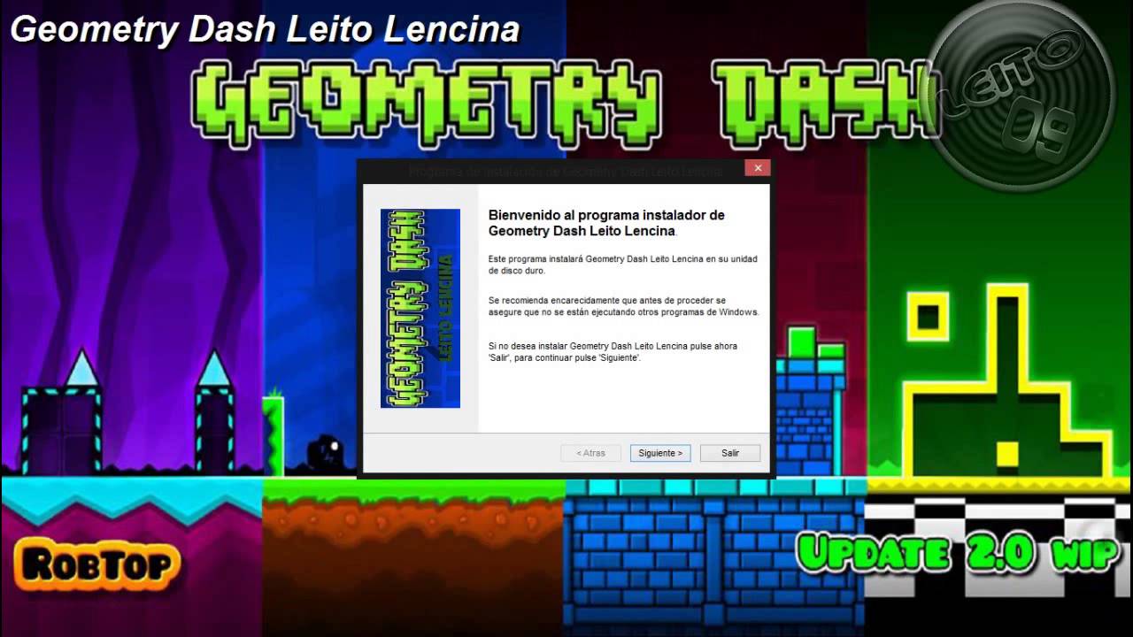 como descargar geometry dash - YouTube