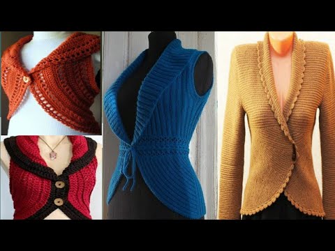Most Beautiful long sweaters designs l new stylish sweater knitting ...
