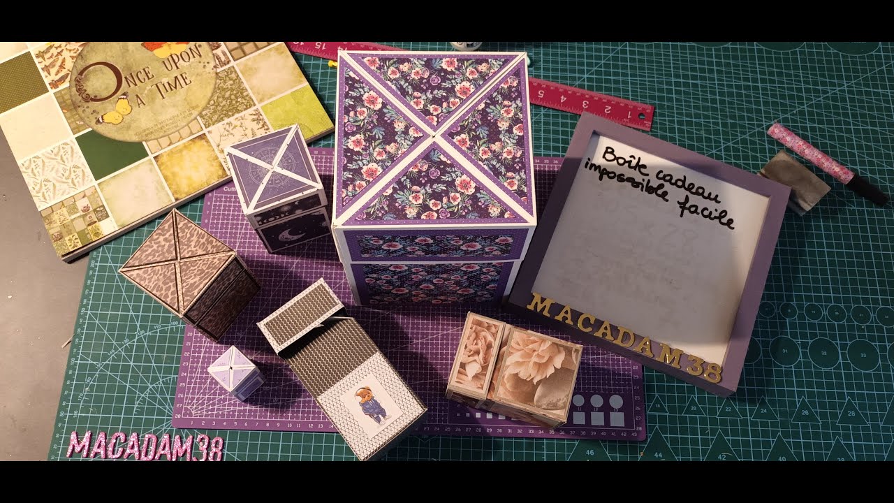 Tuto boite cadeau ... impossible en scrap