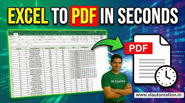 How to Convert Excel file into PDF in MS Excel | How to Make Excel into PDF | Save XLSX as PDF