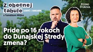 Z obecnej tabule #31 s Tomášom Miške | Dunajská Streda hlási spájanie. Príde po 16 rokoch zmena?