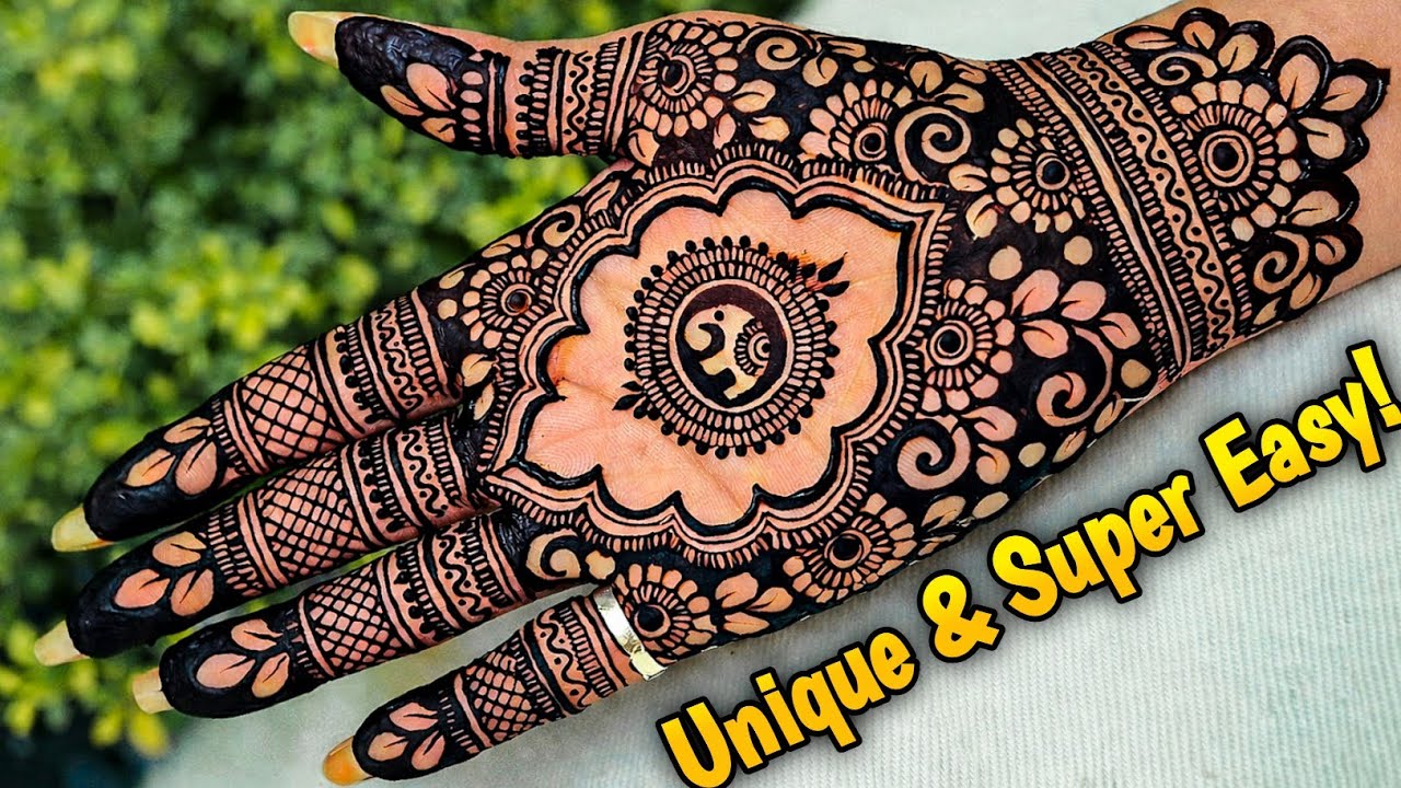Very beautiful stylish mehndi design for back hand | easy mehndi design 😍 mehndi ka design | mehndi