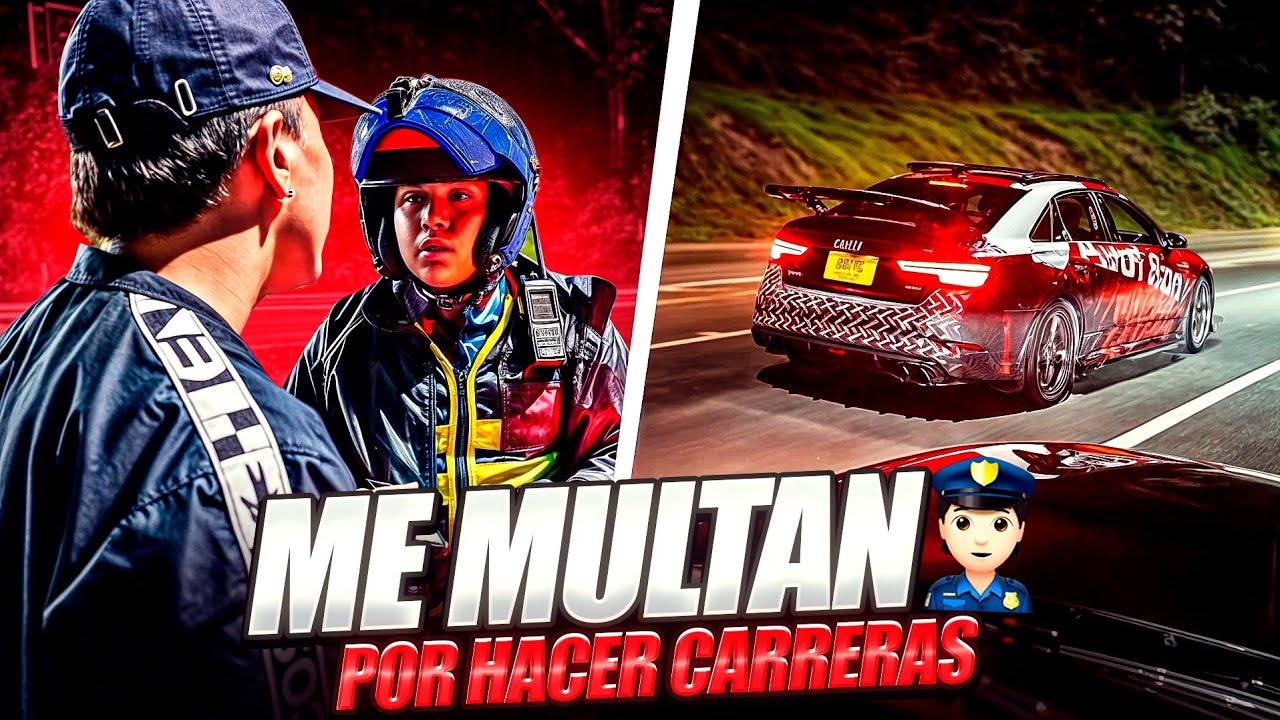 POLICÍA MULTA A MR STIVEN POR HACER 