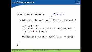 Programmierkurs Java: UE2 Java