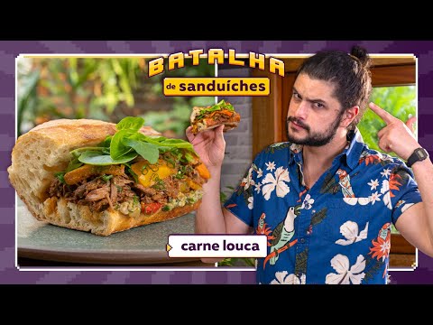 SANDUÍCHE DE CARNE LOUCA INVENCÍVEL 🏆 | Batalha de Sanduíches | Mohamad Hindi