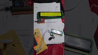 RTC clock with adjustment for time and date using encoder, huge numbers on i2c LCD4004 display