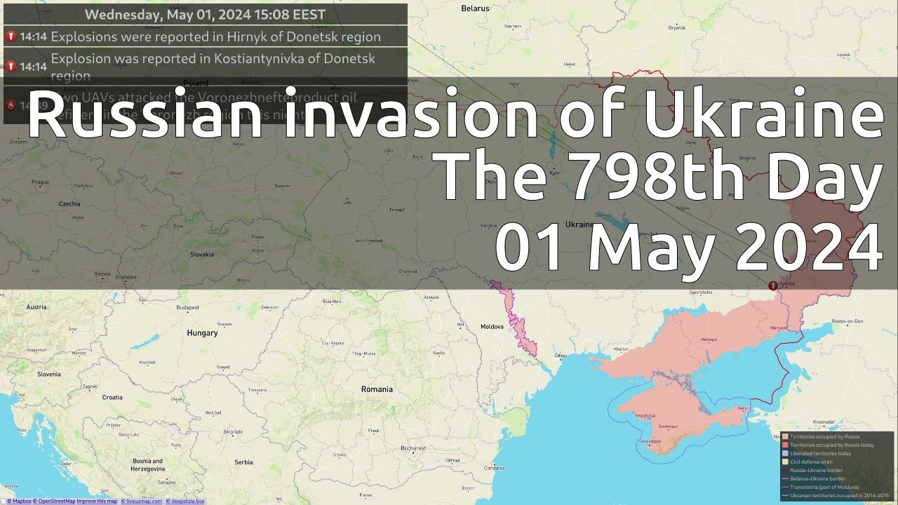 Russian invasion of Ukraine. The 798th Day (01 May 2024) - YouTube