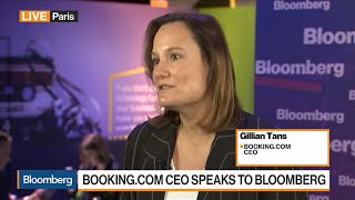 Booking.com CEO on Trade War, Bookings, Tech in France, Tax Reform Wealth
