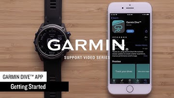 Support: Getting Started with the Garmin Dive™ App